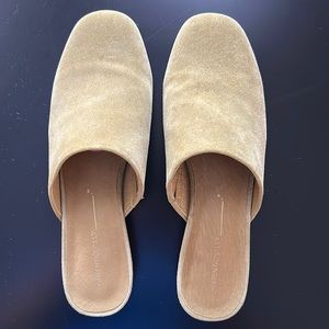 Intentionally Blank “Touch” Suede Mules